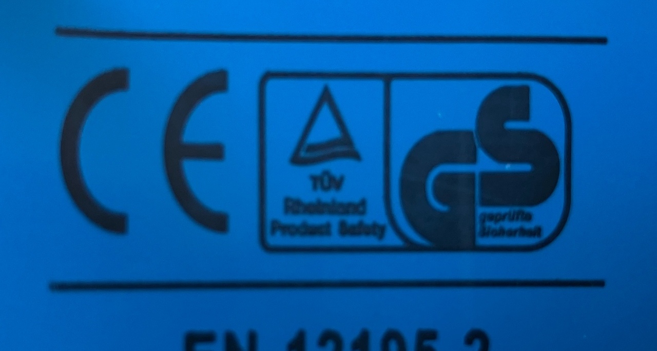 Beispiel für eine fehlerhafte Kennzeichnung